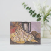 Knoblauch und Zinnentanker Postkarte (Stehend Vorderseite)
