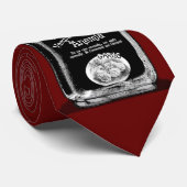 Knoblauch vorbeugt Vampire induzierte Anämie Neck  Krawatte (Gerollt)