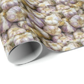 Knoblauch zu Halloween Geschenkpapier (Rolleneckpunkt)