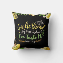 Knoblauchbrot ist das zukünftige Quotendesign Kissen