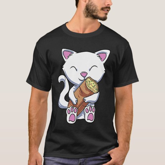 Knoblauchbrotkatze T-Shirt (Vorderseite)