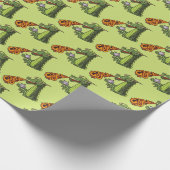Knoblauchdragon Geschenkpapier (Ecke)