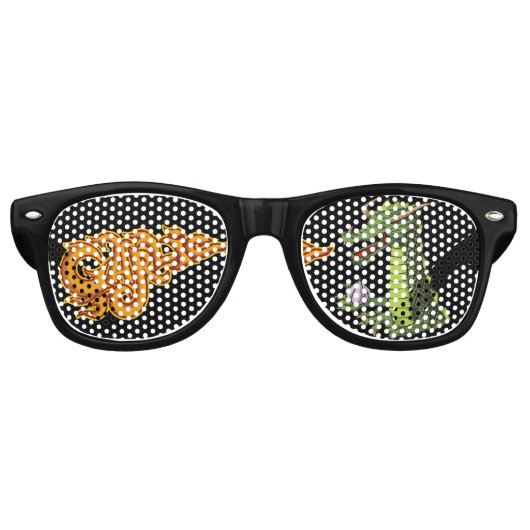 Knoblauchdragon Partybrille (Vorderseite)