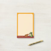 Knoblauchdragon Post-it Klebezettel (Auf Schreibtisch)