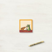 Knoblauchdragon Post-it Klebezettel (Auf Schreibtisch)