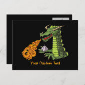 Knoblauchdragon Postkarte (Vorne/Hinten)