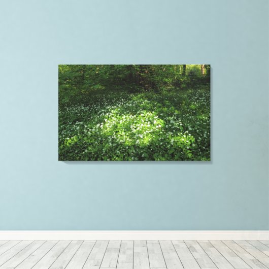 Knoblauchfleck Leinwanddruck (Insitu (Holzboden))