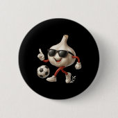 Knoblauchfußball button (Vorderseite)