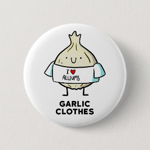 Knoblauchkleidung Niedlich Allium Puppe Button But