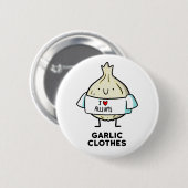 Knoblauchkleidung Niedlich Allium Puppe Button But (Vorne & Hinten)