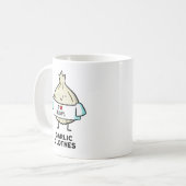 Knoblauchkleidung Niedlich Allium Puppe Tasse (Vorderseite Links)
