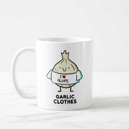 Knoblauchkleidung Niedlich Allium Puppe Tasse (Links)