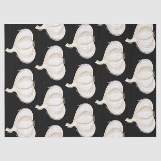 Knoblauchknollen Seidenpapier (Vorderseite)