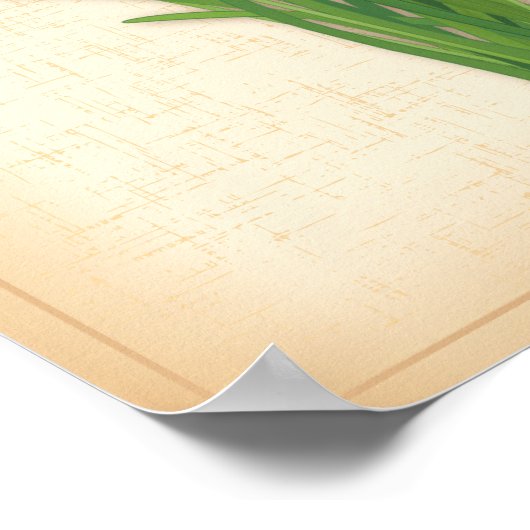 Knoblauchkraut Poster (Ecke)