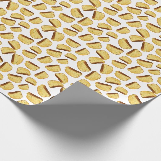 Knoblauchmuster Geschenkpapier (Ecke)