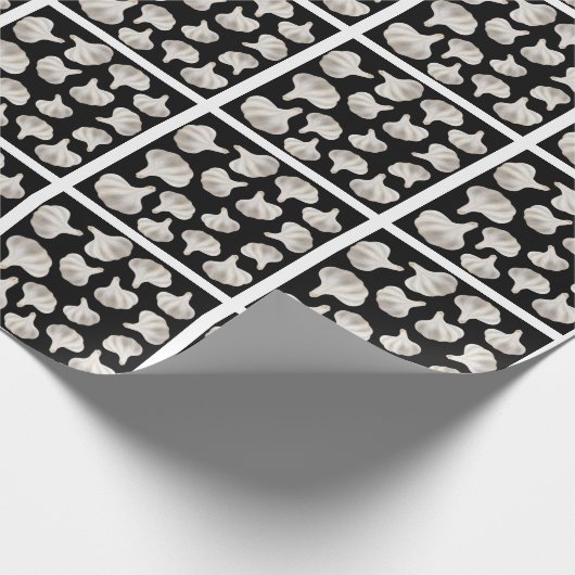 Knoblauchmuster Geschenkpapier (Ecke)
