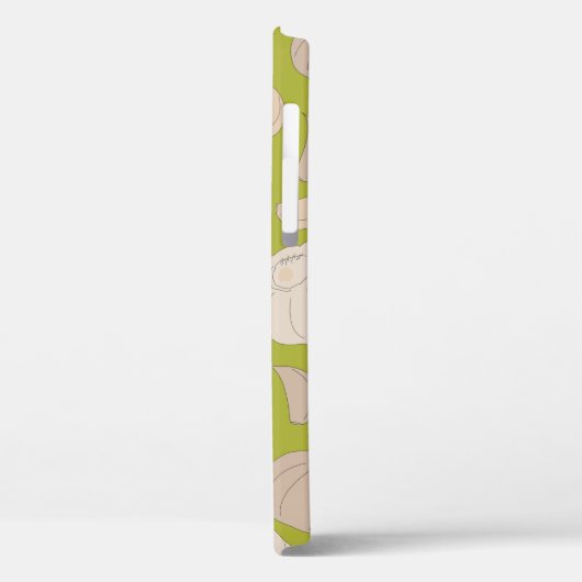 Knoblauchmuster - Knoblauchzehe und Bulle Case-Mate iPhone Hülle (Rückseite / Links)