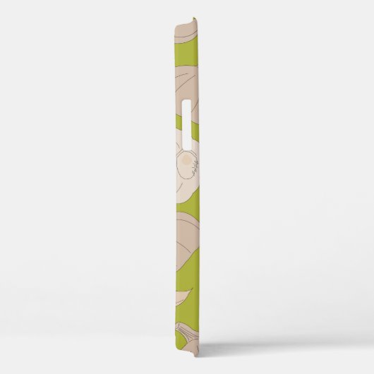 Knoblauchmuster - Knoblauchzehe und Bulle Case-Mate iPhone Hülle (Rückseite / Rechts)