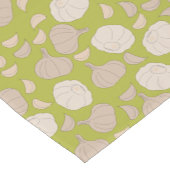 Knoblauchmuster - Knoblauchzehe und Bulle Kurzer Tischläufer (Ecke)