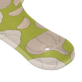 Knoblauchmuster - Knoblauchzehe und Bulle Schneidebrett (Ecke)