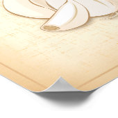 Knoblauchposter Poster (Ecke)