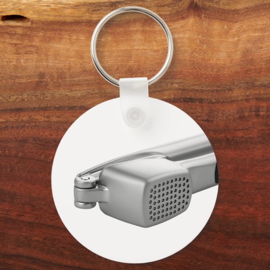 Knoblauchpresse Schlüsselanhänger (Vorderseite)