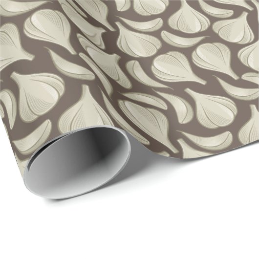 Knoblauchschnitt-Muster Geschenkpapier (Rolleneckpunkt)