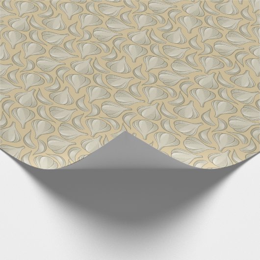Knoblauchschnitt-Muster Geschenkpapier (Ecke)
