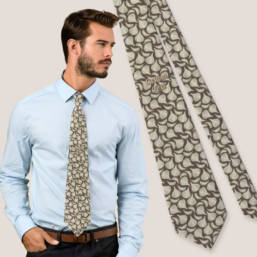 Knoblauchschnitt-Muster Krawatte