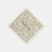 Knoblauchschnitt-Muster Serviette (Ecke)