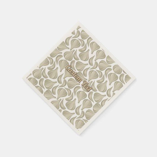 Knoblauchschnitt-Muster Serviette (Ecke)