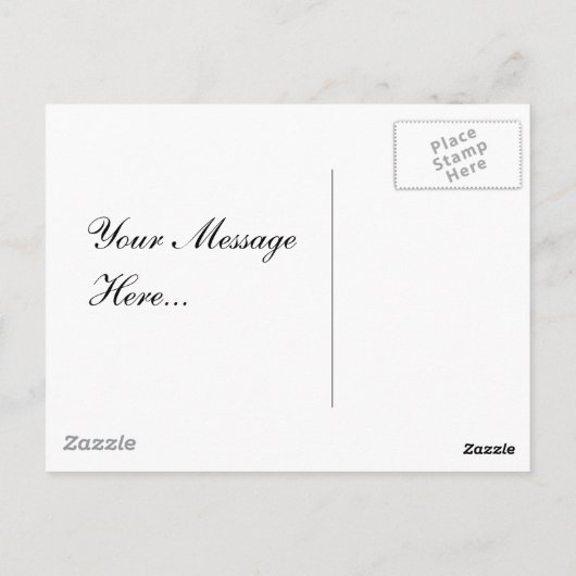 Knoblauchzehe Postkarte (Rückseite)