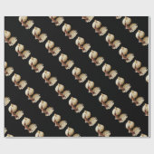 Knoblauchzehen des Knoblauchs Geschenkpapier (Flach)