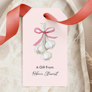 Knoblauchzwiebeln für jeden Anlass - Ein Geschenk Geschenkanhänger