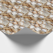 Knoblauchzwiebeln Kunstschwarze Kontur Kunst Geschenkpapier (Ecke)