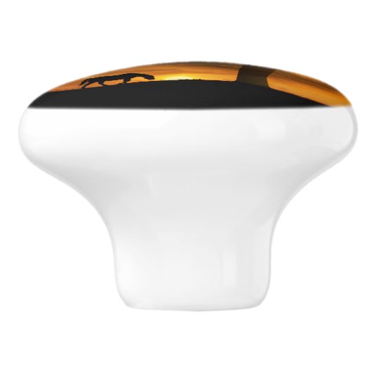 Knobs und Puls des Südwestens Keramikknauf (Seitenansicht)