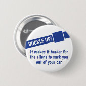 Knöchel Außerirdischen kommen, um dich zu holen Button (Vorne & Hinten)