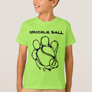 Knöchel-Ball-Baseball-T-Shirt T-Shirt