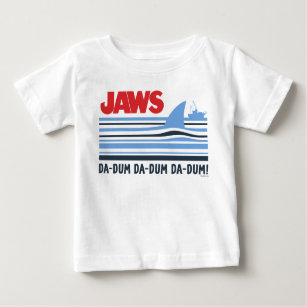 Knöchel "Da-Dum" Haifischflossen Grafik Baby T-shirt