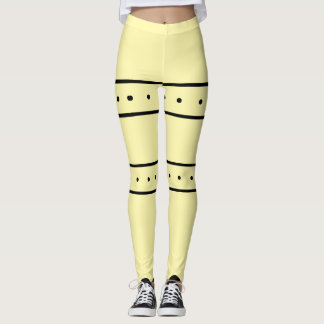 Knöchel Leggings-Lemon Gelb Leggings