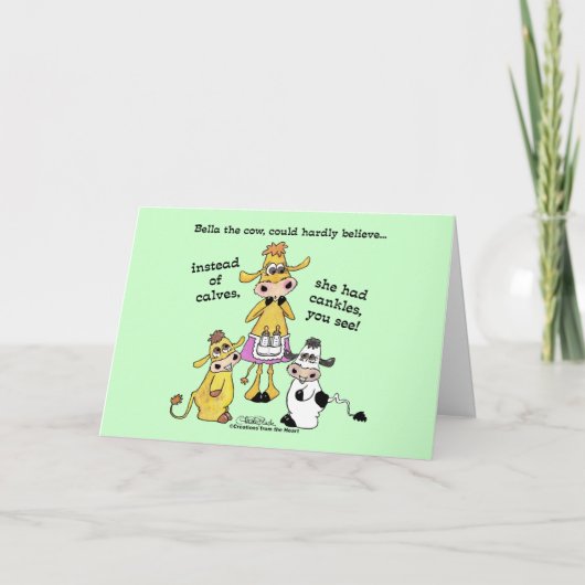 Knöchel nicht Kälber Karte (Vorderseite)