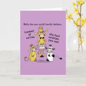 Knöchel nicht Kälber Karte (Gelbe Blume)