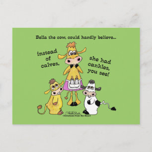 Knöchel nicht Kälber Postkarte