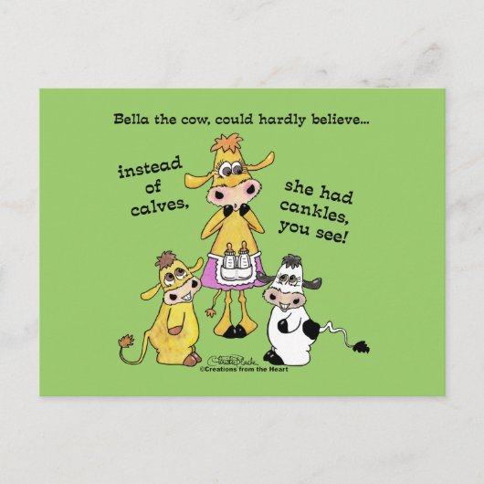 Knöchel nicht Kälber Postkarte (Vorderseite)