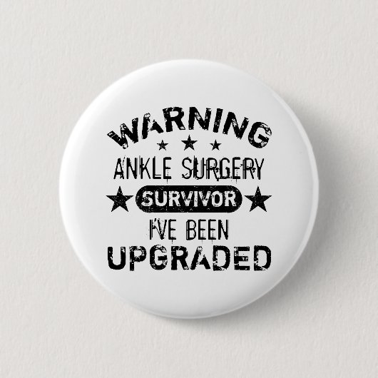 Knöchel-Operation-Spaß aktualisiert Button (Vorderseite)