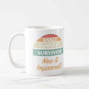 Knöchel Operation Survivor Spaß Kaffeetasse