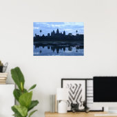 Knöchelblau Poster (Heimbüro)