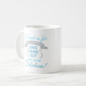 KnöchelOperation Fantastische Erholung (blau) Kaffeetasse (Vorderseite Links)