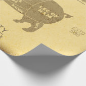 Knöchelpartien, beschädigt, Koch Geschenkpapier (Ecke)