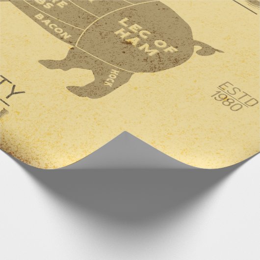 Knöchelpartien, beschädigt, Koch Geschenkpapier (Ecke)